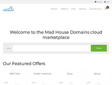 Tablet Screenshot of madhousedomains.com